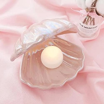 YYSS Japanese Style Ceramic Shell Night Light for Gifts