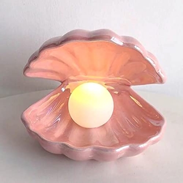 YYSS Japanese Style Ceramic Shell Night Light for Gifts