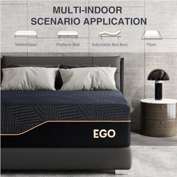 Dyonery King 14 Inch Memory Foam Mattress - Exceptional Comfort