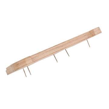 Wooden Hangboard for Rock Climbing Grip Training - 17 Holds