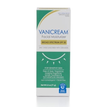 Vanicream SPF 30 Facial Moisturizer - Non-Irritating Sunscreen