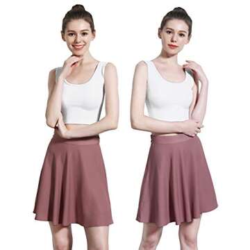 HZH Short Yoga Dance Athletic Tank Crop Tops Shirts for Women or Teens(3 Pack)(S,Black White Grey)