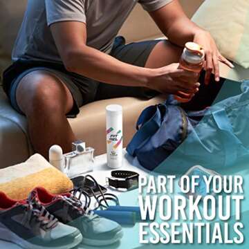 Fit Gel Workout Enhancer Roll-On Gel Stick (Coconut Scent) | Hot Cream | Ideal with FitGel Waist Trimmer | Boost Your Workout and Increase Sweat | Sweet Scent, Easy Applicator Stick