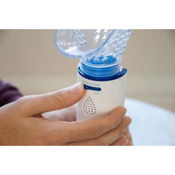 Crane Corded Personal Steam Inhaler, for Sinus, Congestion, Cough, & Cold Relief, Vapor Pad Compatible