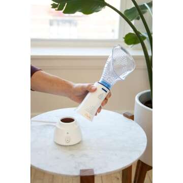 Crane Corded Personal Steam Inhaler, for Sinus, Congestion, Cough, & Cold Relief, Vapor Pad Compatible