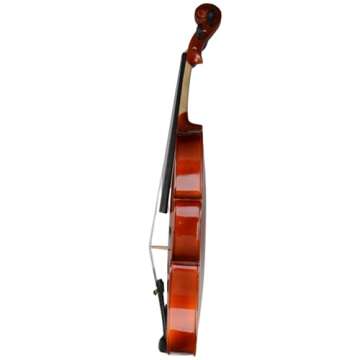 Ktaxon 16-Inch Wooden Acoustic Viola set for Adults and Beginners, Solid Handmade Wood Viola with Case, Bow, Rosin, and Four Fine Tuners, Full Size Viola Instrument, Natural Color