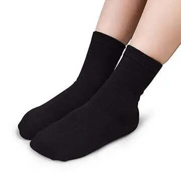 GENTABY Unisex Toddlers Kids Crew Socks-15 Pairs Soft Socks,Casual Athletic Dress Socks for Boys,Gir...