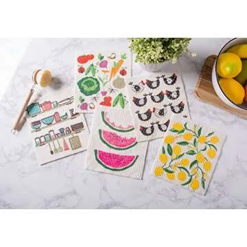 DII Swedish Dishcloths - Eco-Friendly Cleaning Solution