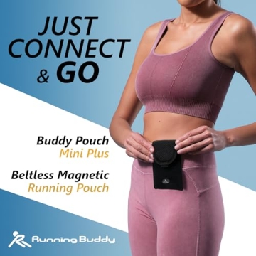 Running Buddy Magnetic Pouch for Runners and Cyclists