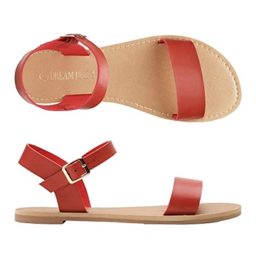 Stylish DREAM PAIRS Women's Flat Sandals for Summer