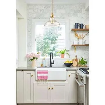 Stylish CLAXY Industrial Brass Pendant Light for Homes