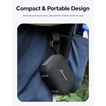 Portable Waterproof Bluetooth Speaker with 24H Playtime