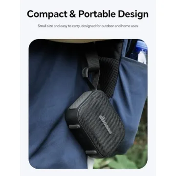 Portable Waterproof Bluetooth Speaker with 24H Playtime