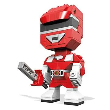 Mega Construx Kubros Power Rangers Red Ranger Figure