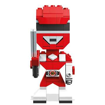 Mega Construx Kubros Power Rangers Red Ranger Figure