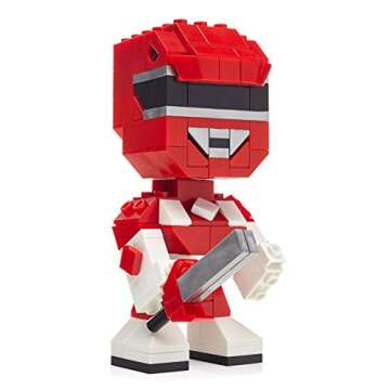 Mega Construx Kubros Power Rangers Red Ranger Figure