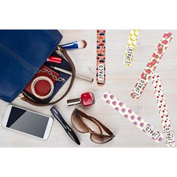 Colorful JPACO Nail Files Set - 120/240 Grit for All Nails