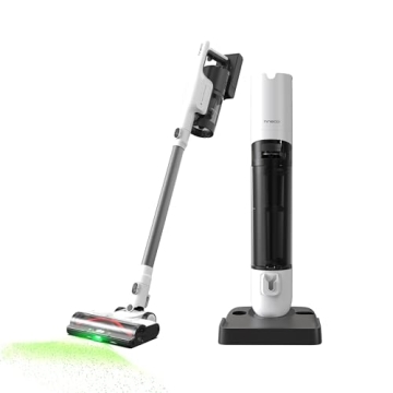 Tineco Pure ONE Station 5 Cordless Smart Vacuum with Auto Dust Base - Effortless Cleaning