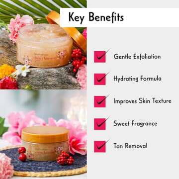 Bodycology Cherish The Moment Exfoliating Sugar Scrub for Women, 10.5 Fluid Ounce