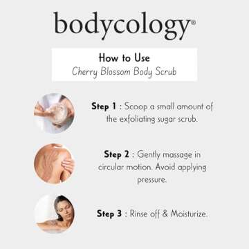 Bodycology Cherish The Moment Exfoliating Sugar Scrub for Women, 10.5 Fluid Ounce