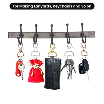 Durable Keychain Clips for DIY Projects and Lanyards