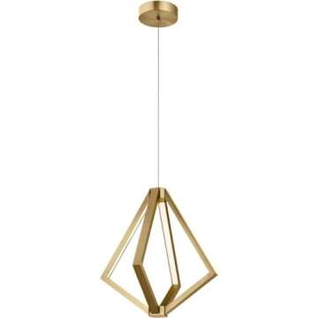 Everest 19.75 Inch 6 LED Pendant Light - Elegant Design