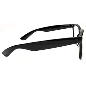 Kangaroo Fake Glasses, Retro Nerd Costume Glasses, Superhero Costume, Hipster Eyeglasses Clear Lense, Nerd Glasses, Clear Non Prescription Glasses, Clear Lens Glasses for Men, Fake Glasses Men & Women