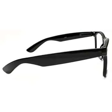 Kangaroo Fake Glasses, Retro Nerd Costume Glasses, Superhero Costume, Hipster Eyeglasses Clear Lense, Nerd Glasses, Clear Non Prescription Glasses, Clear Lens Glasses for Men, Fake Glasses Men & Women