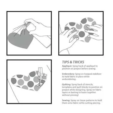 Sprayn~Bbond Fabric Basting Spray 7.2 Oz - Seamless Crafting