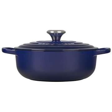 Le Creuset Enameled Cast Iron Signature Sauteuse Oven, 3.5 qt., Indigo