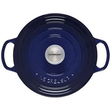 Le Creuset Enameled Cast Iron Signature Sauteuse Oven, 3.5 qt., Indigo