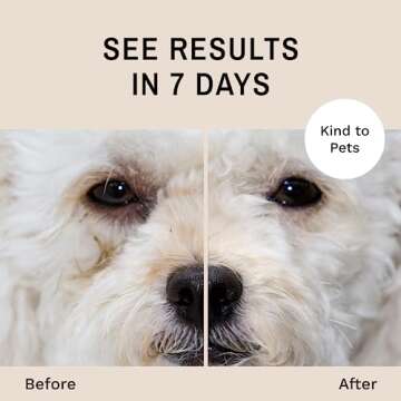 Eye Envy Dog Tear Stain Remover Starter Kit. 100% Natural, Safe. Contains: Stain Solution, Applicator Pads, and Stain Powder. Tear Stain Treatment Kit. Lasts 30-45 Days. Made in USA