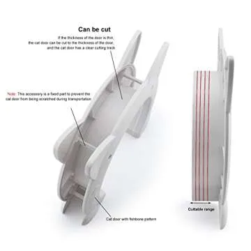 Wordcam Large Cat Door for Cats and Small Dogs