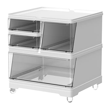 Vacane 4 Drawer Rolling Storage Cart for Home & Office