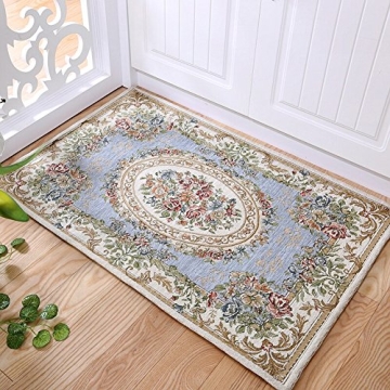 Ukeler Home Decor Collection Rustic Floral Rugs Luxury Soft Modern Floor Rugs Carpet for Living Room