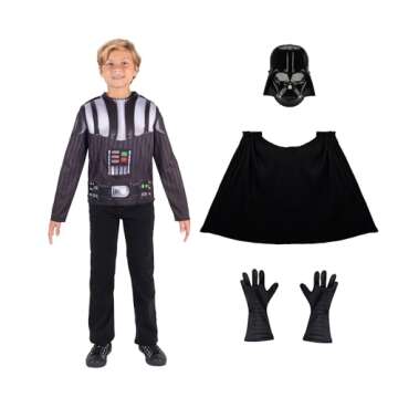 STAR WARS Villains Official Youth Dress-Up Set with 3 Costumes - Darth Vader, Darth Maul, & Kylo Ren...