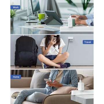 Powerful 33W USB Wall Charger 6-Port for Fast Charging