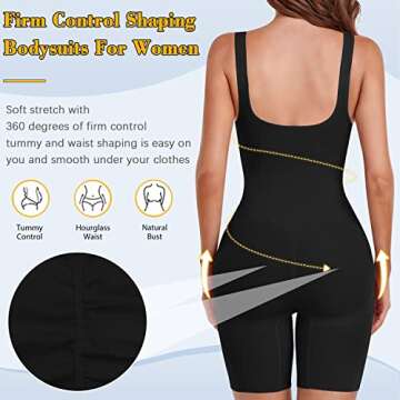 VVX Shapewear Bodysuit for Women: Tummy Control & Comfort