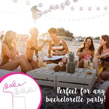 Bachelorette Party Straws - Sassy 12 Pack for Fun Celebrations