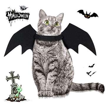Tealots Adjustable Bat Wings Pet Costume for Halloween