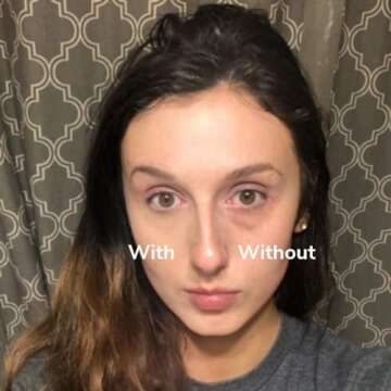 Sheer Miracle Wide Awake Dark Circle Concealer, Pink Brightens Under Eye Area, Vegan & Organic Eye B...