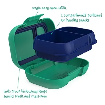 Bentgo Kids Snack Box - Fun and Functional Snack Storage Solution