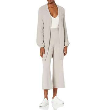 The Drop Women's Bernadette Pull-On Cropped Sweater Pant, Porpoise, M