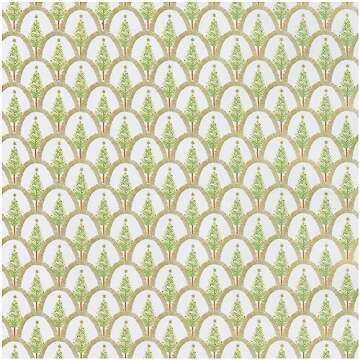 Caspari Deco Christmas Gold Gift Wrap - Two Rolls