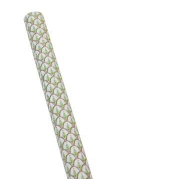 Caspari Deco Christmas Gold Gift Wrap - Two Rolls