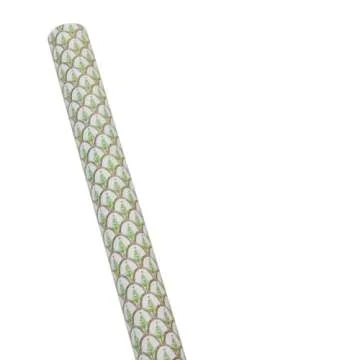 Luxurious Caspari Christmas Gold Gift Wrap - 2 Rolls