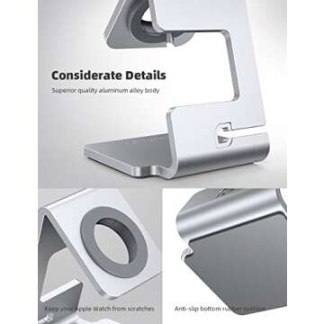 Lamicall Stand for Apple Watch - Elegant Charging Solution
