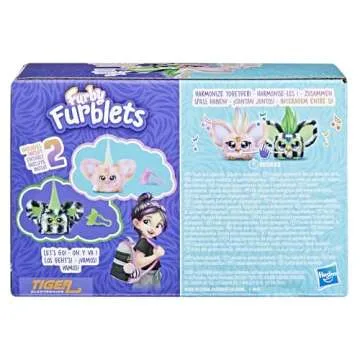 Furby Furblets Fierce & Fabulous 2 Pack, Greenie-Meanie & May-May with 45 Sounds Each, Electronic Plush Toys for Girls & Boys 6 Years & Up (Amazon Exclusive)