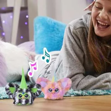 Furby Furblets Fierce & Fabulous 2 Pack, Greenie-Meanie & May-May with 45 Sounds Each, Electronic Plush Toys for Girls & Boys 6 Years & Up (Amazon Exclusive)