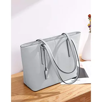 Telena Women's PU Leather Handbag for Work and Travel